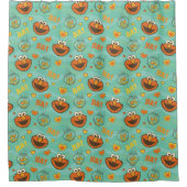 エルモと金魚 シャワーカーテン (正面)