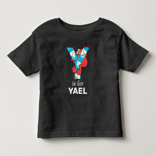 エルモのアルファベット | Y ヨット トドラーTシャツ (正面)