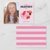 エルモのハートバレンタイン ノートカード (正面/裏面)