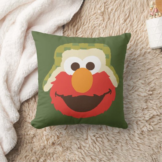 エルモの森の顔 クッション (ブランケット)
