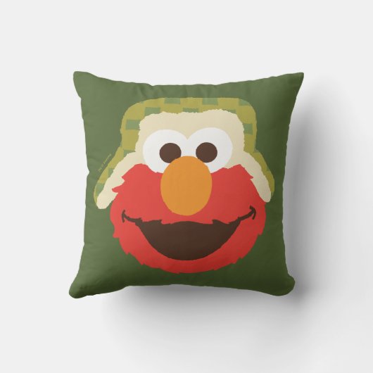 エルモの森の顔 クッション (裏面)