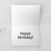 エルモの誕生日おめでとう 笑って幸せに カード (内部)