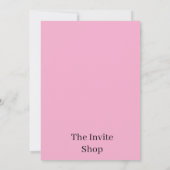 エルモの1歳の誕生日テーマ 招待状 (裏面)