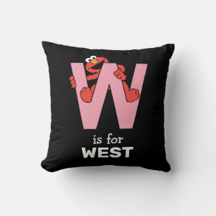 エルモアルファベット   Wピンク クッション