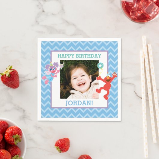 エルモアンドアビー誕生日 スタンダードカクテルナプキン (インサイチュ)