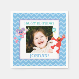 エルモアンドアビー誕生日 スタンダードカクテルナプキン