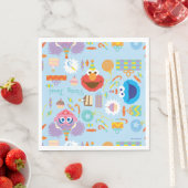 エルモアンドアビー誕生日 スタンダードランチョンナプキン (インサイチュ)