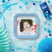 エルモアンドアビー誕生日 ペーパープレート (パーティー)