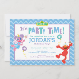 エルモアンドアビー誕生日 招待状