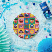 エルモアンドフレンズラッピング紙 ペーパープレート (パーティー)