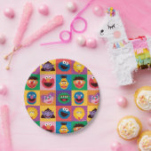 エルモアンドフレンズラッピング紙 ペーパープレート (パーティー)