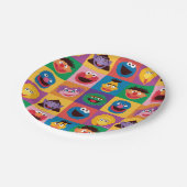 エルモアンドフレンズラッピング紙 ペーパープレート (アングル)