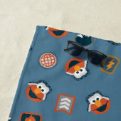 エルモウッドランドエクスプローラーパターン ビーチタオル (インサイチュ)