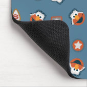 エルモウッドランドエクスプローラーパターン マウスパッド (コーナー)