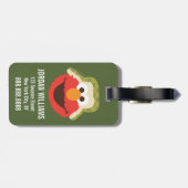 エルモウッドランド顔 |情報の追加 ラゲッジタグ (裏面横)