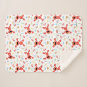 エルモクレヨンパターン シェルパブランケット (正面(横))