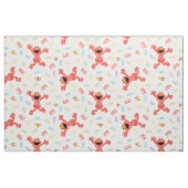 エルモクレヨンパターン ファブリック (ファットクウォーター)