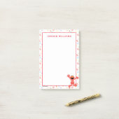 エルモクレヨンパターン ポストイット (デスク上)