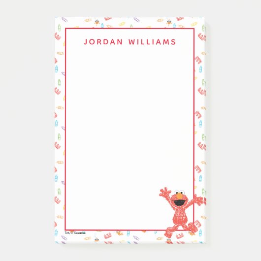 エルモクレヨンパターン ポストイット (正面)