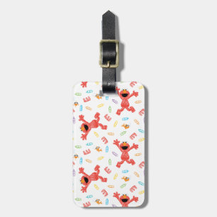 エルモクレヨンパターン ラゲッジタグ