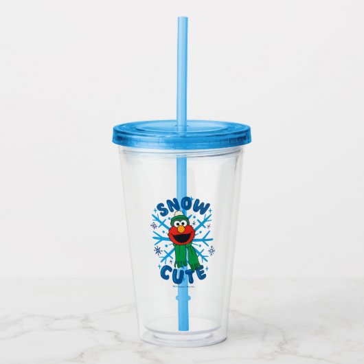 エルモスノウかわいい アクリルタンブラー (正面)