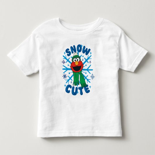 エルモスノウかわいい トドラーTシャツ (正面)