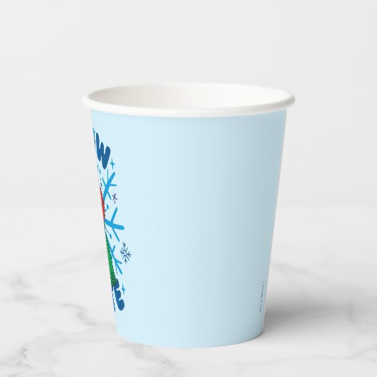 エルモスノウかわいい 紙コップ (裏面)