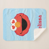 エルモスマイル顔 |名前の追加 シェルパブランケット (正面(横))