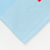 エルモスマイル顔 |名前の追加 フリースブランケット (角)