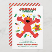 エルモセサミストリートホリデイ誕生日 シーズンカード (正面/裏面)