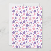 エルモバレンタインデー – リトルスイートアート誕生日 招待状 (裏面)