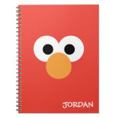 エルモビッグ顔 |名前の追加 ノートブック (正面)