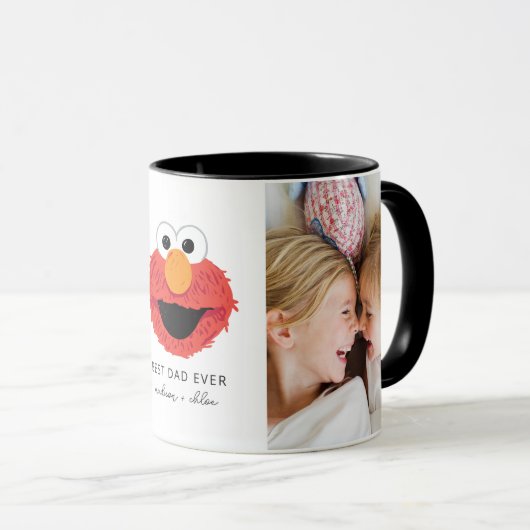 エルモビッグ顔 |最高のパパ – 写真 マグカップ (正面右)