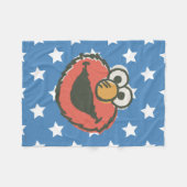 エルモレトロ フリースブランケット (正面(横))