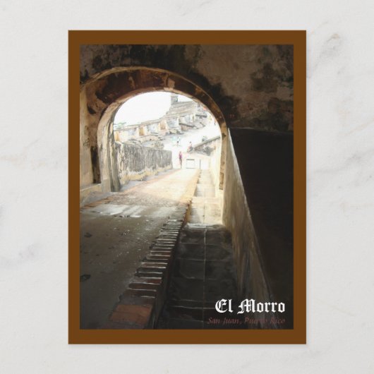 エルモロ、サンフアン、プエルトリコ ポストカード (正面)