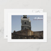 エルモロ、サンフアン、プエルトリコ ポストカード (正面/裏面)