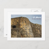 エルモロ、サンフアン、プエルトリコ ポストカード (正面/裏面)