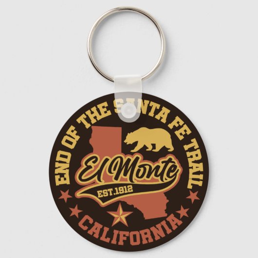 エルモンテ，カリフォルニア キーホルダー (正面)