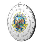 エルモンテ（カリフォルニア）シティシール ダーツボード (正面右)