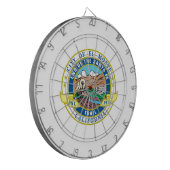 エルモンテ（カリフォルニア）シティシール ダーツボード (正面左)