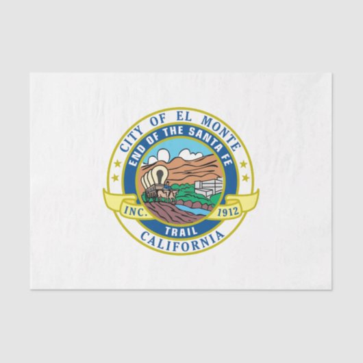 エルモンテ(カリフォルニア)シティシール 薄葉紙 (正面)