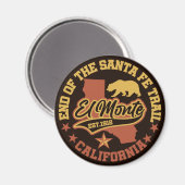 エルモンテ，カリフォルニア マグネット (正面/裏面)