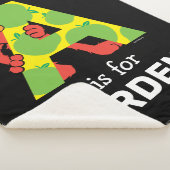 エルモ文字 | A Apple シェルパブランケット (3/4)