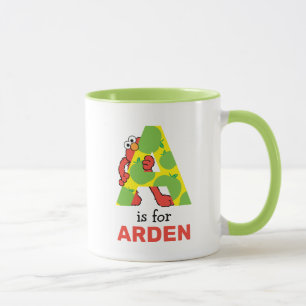 エルモ文字   A Apple マグカップ