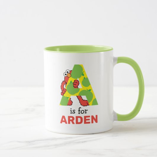 エルモ文字 | A Apple マグカップ (右)