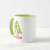 エルモ文字 | A Apple マグカップ (正面左)