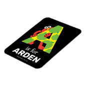 エルモ文字 | A Apple マグネット (左側)