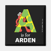 エルモ文字 | A Apple マグネット (正面)