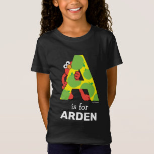 エルモ文字   A Apple Tシャツ