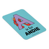 エルモ文字 | A Purple マグネット (右側)